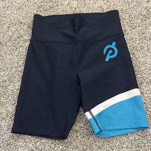 Peloton Women's Navy Shorts with Blue Accents S